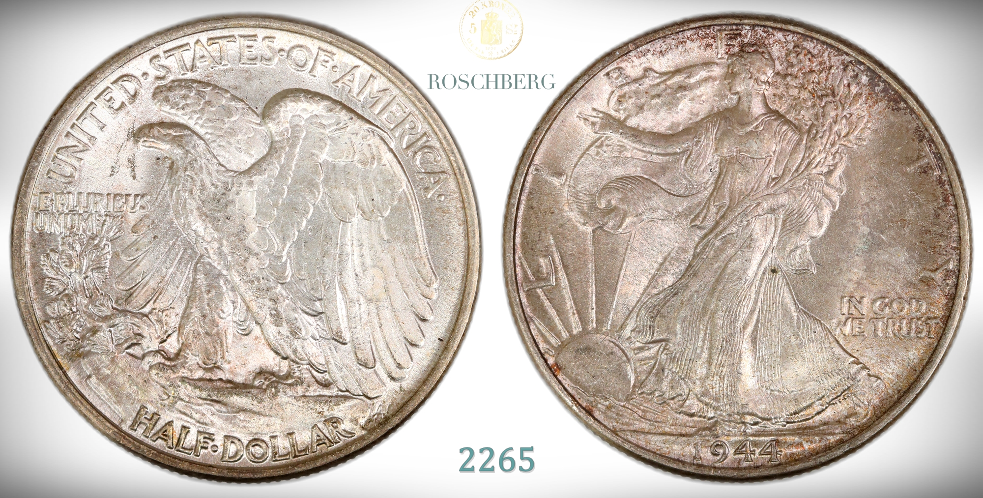 USA 50 Cents 1944  Kv: 0 (UNC)