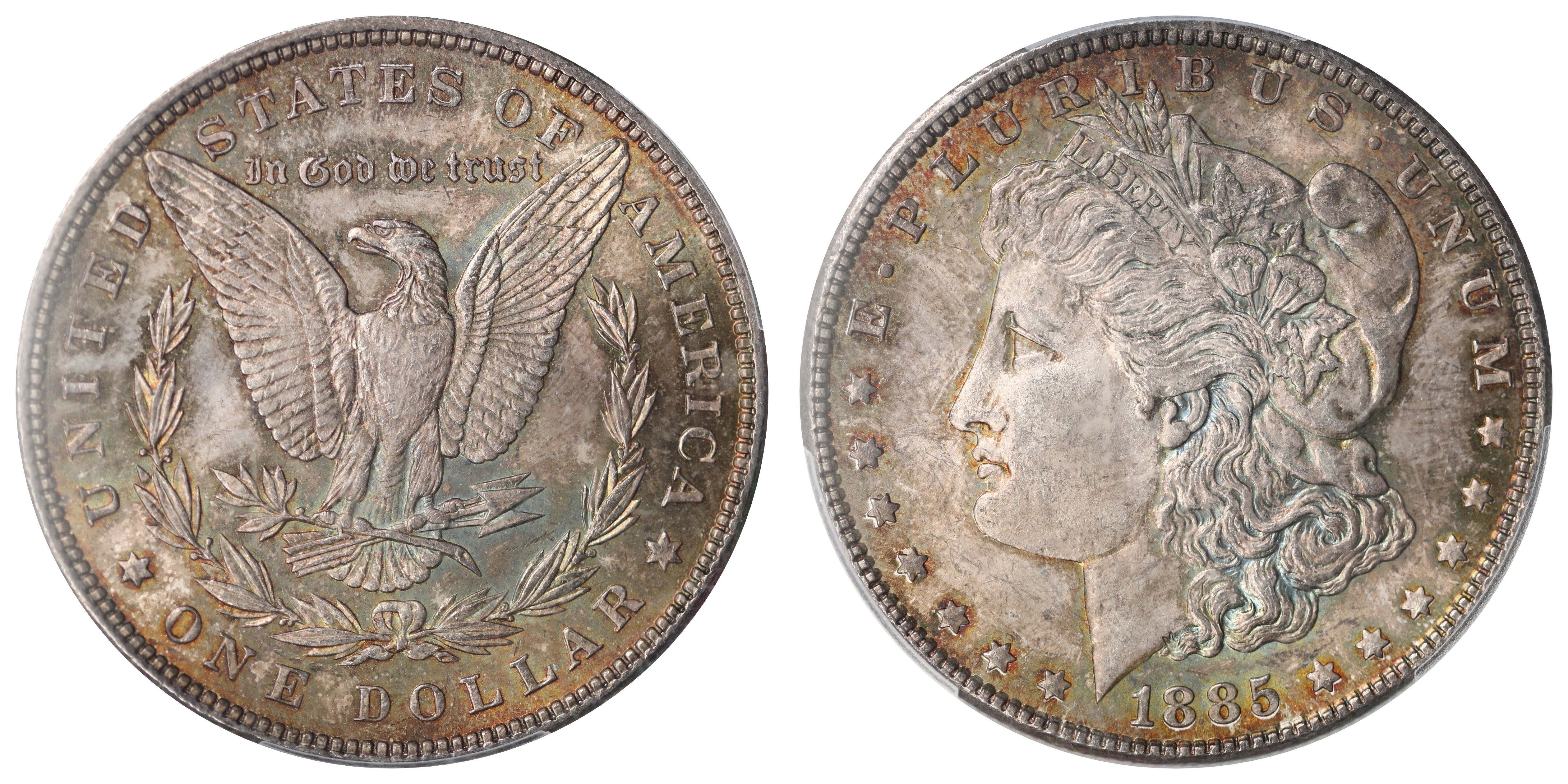 USA Dollar 1885 Kv: PCGS MS63