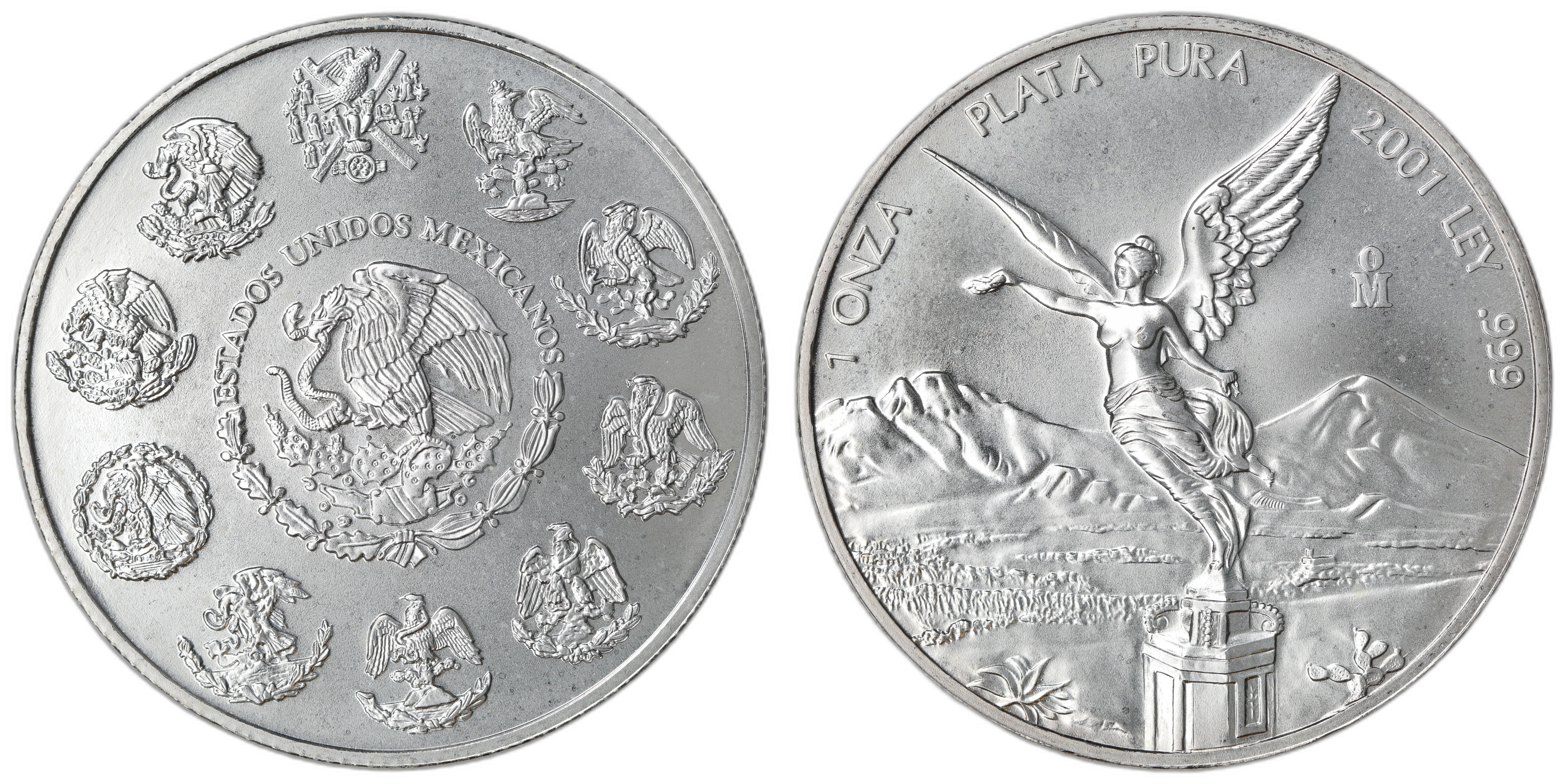 Mexico 1 Onza 2001  Kv: UNC