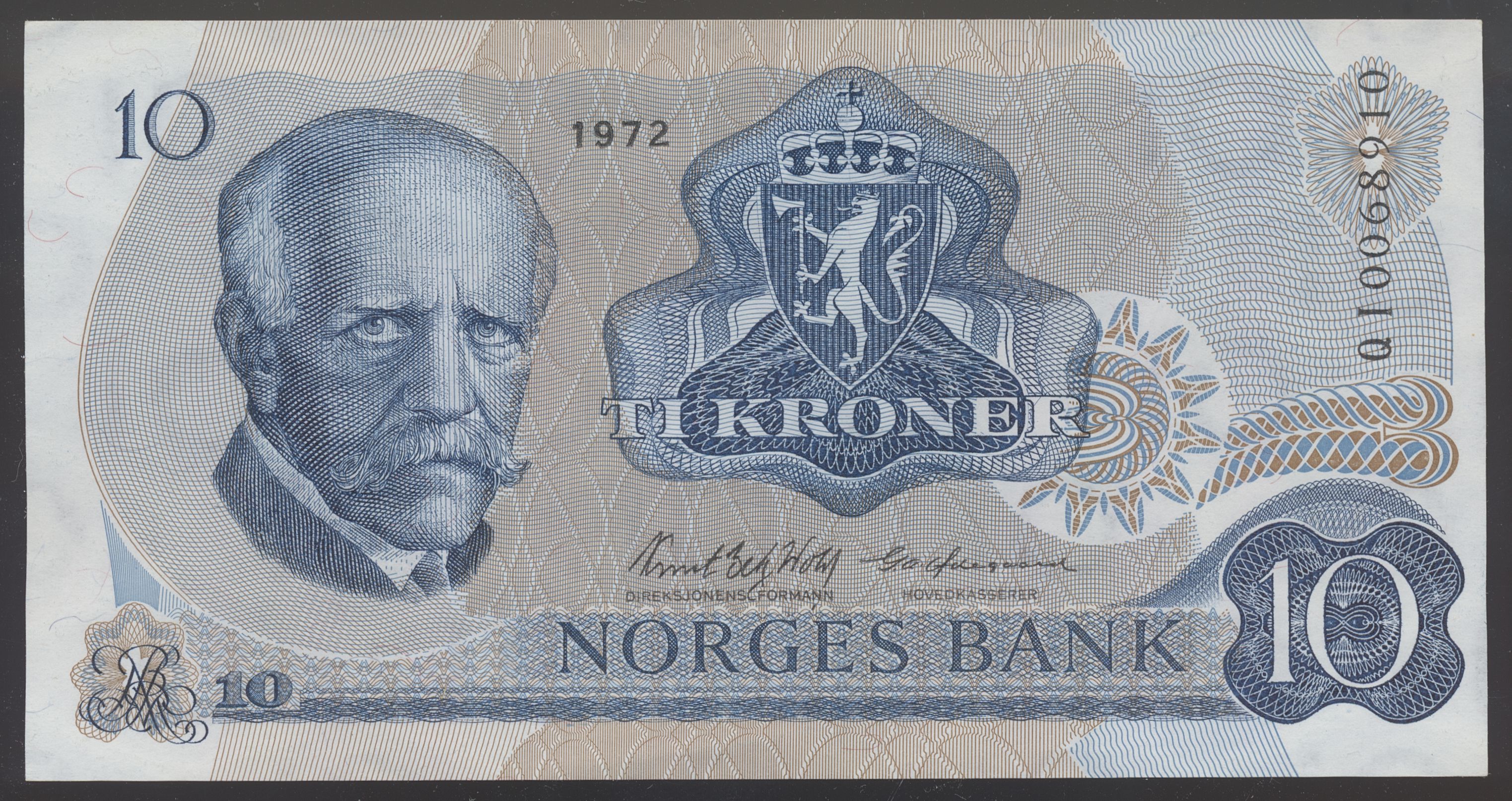 10 Kroner 1972 QI Erstatning Kv 0