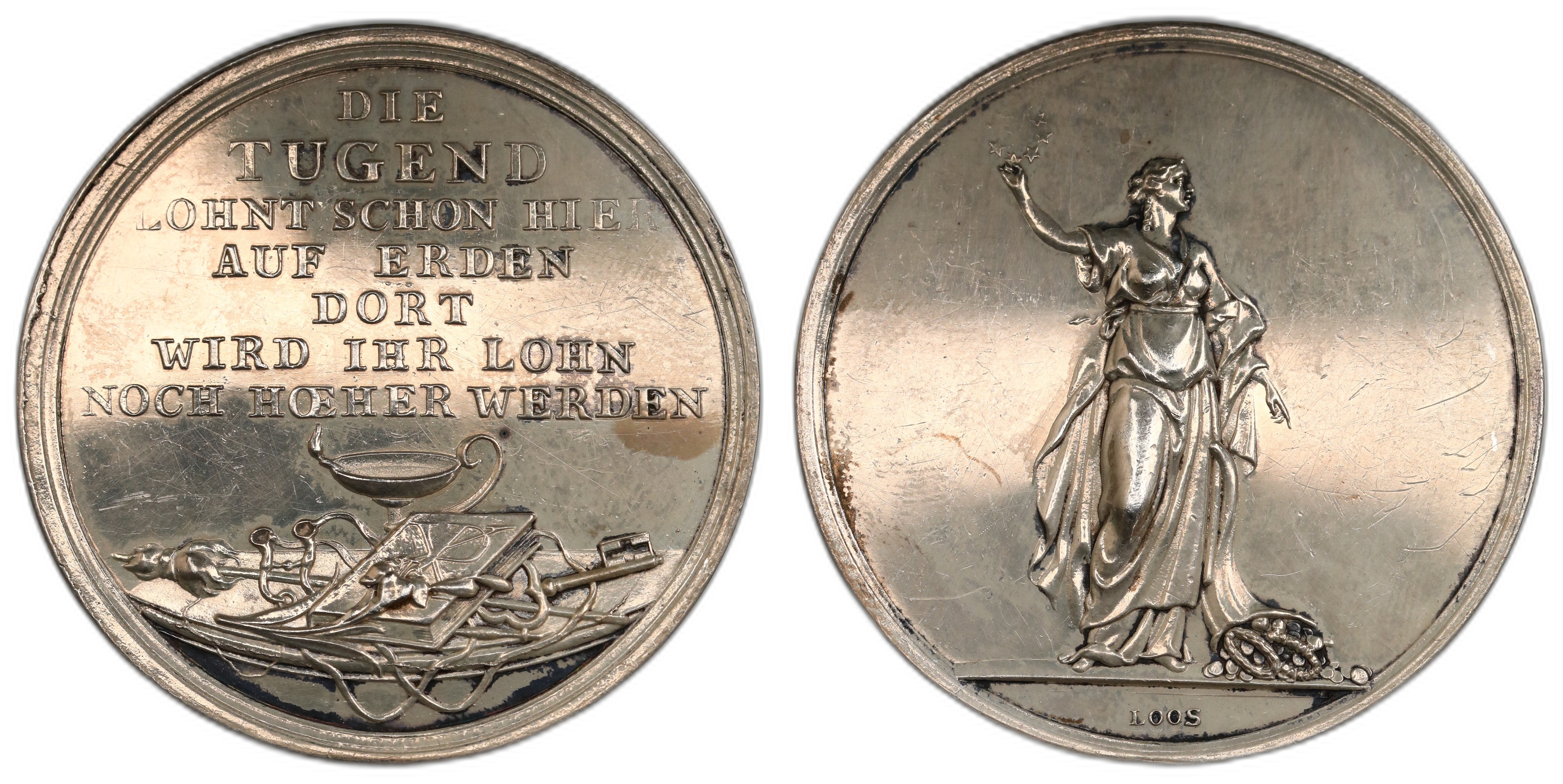 Germany Silver Medal, Loos. ND Kv: AU