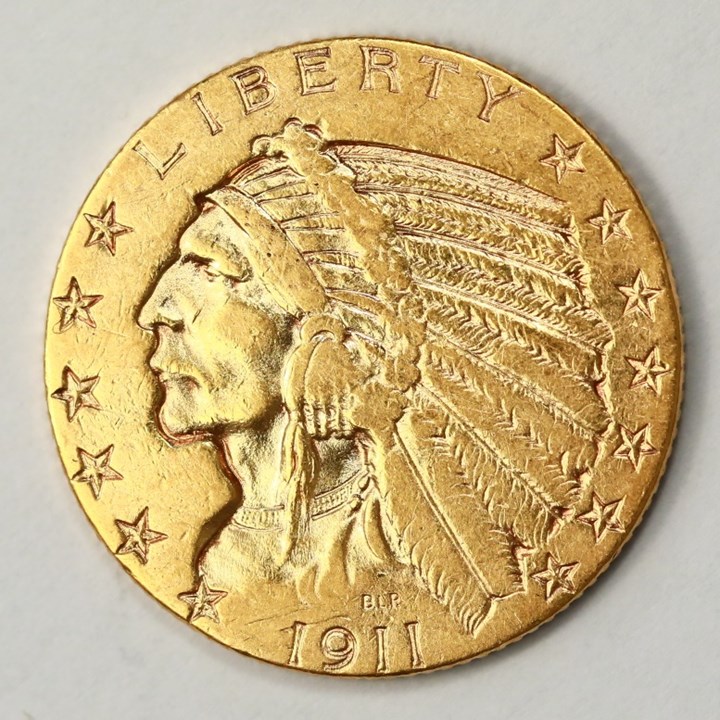 USA 5 Dollar 1911 Kv 1+