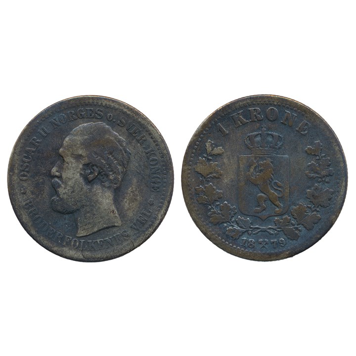 1 Krone 1879 Kv 1-