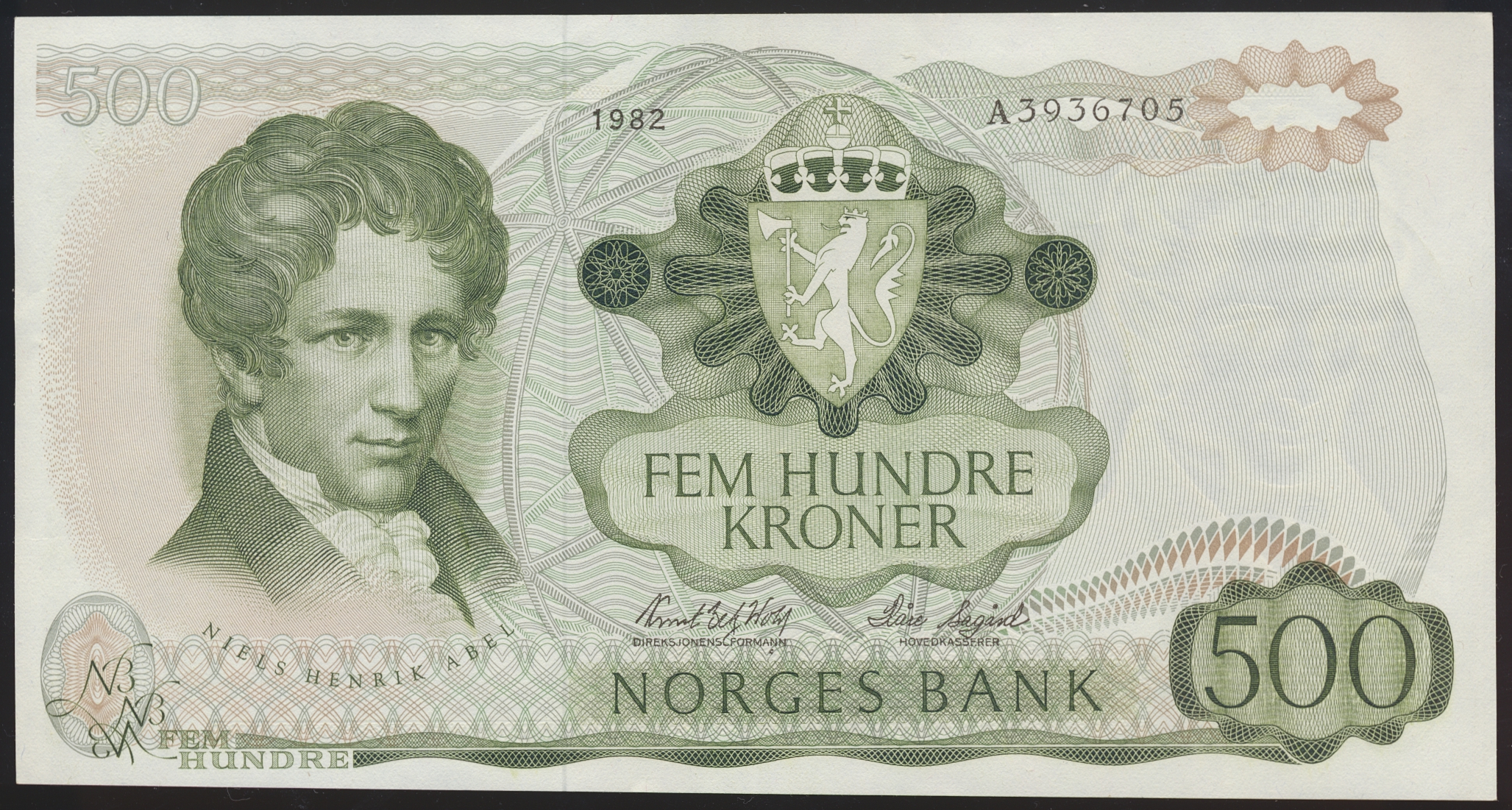 500 Kroner 1982 A Kv 1+/01