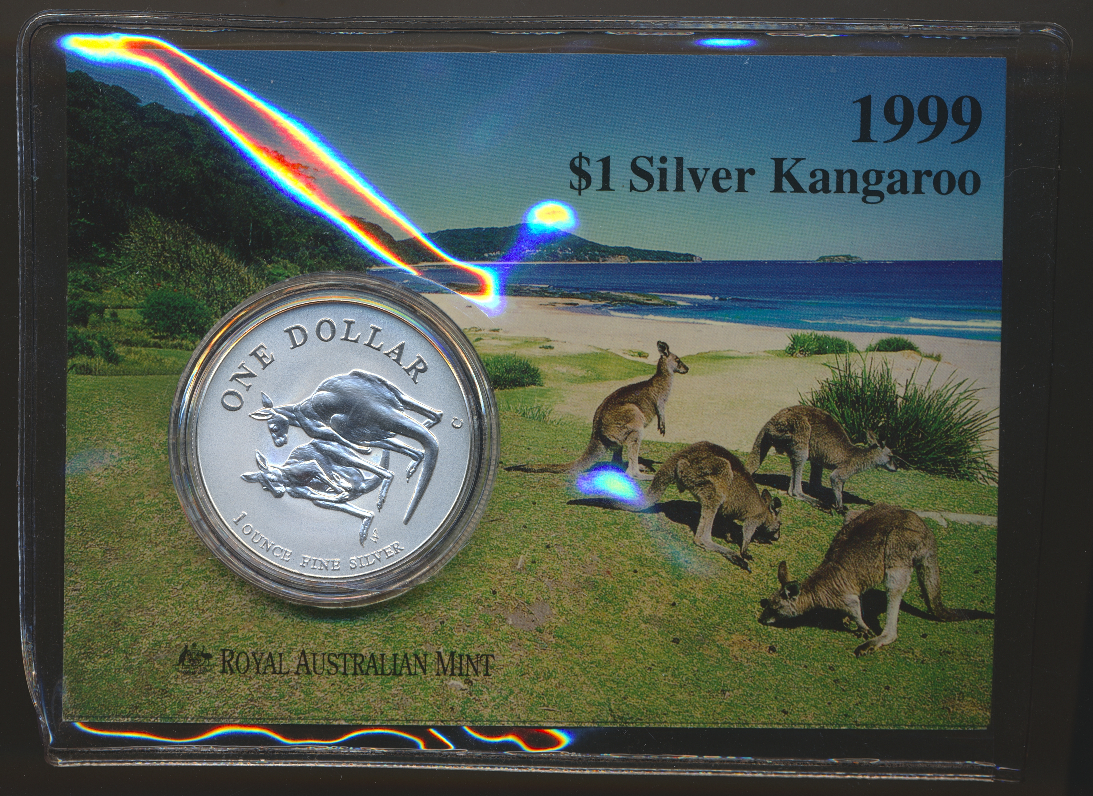 Australia Kangaroo 1999 1 Oz Sølv