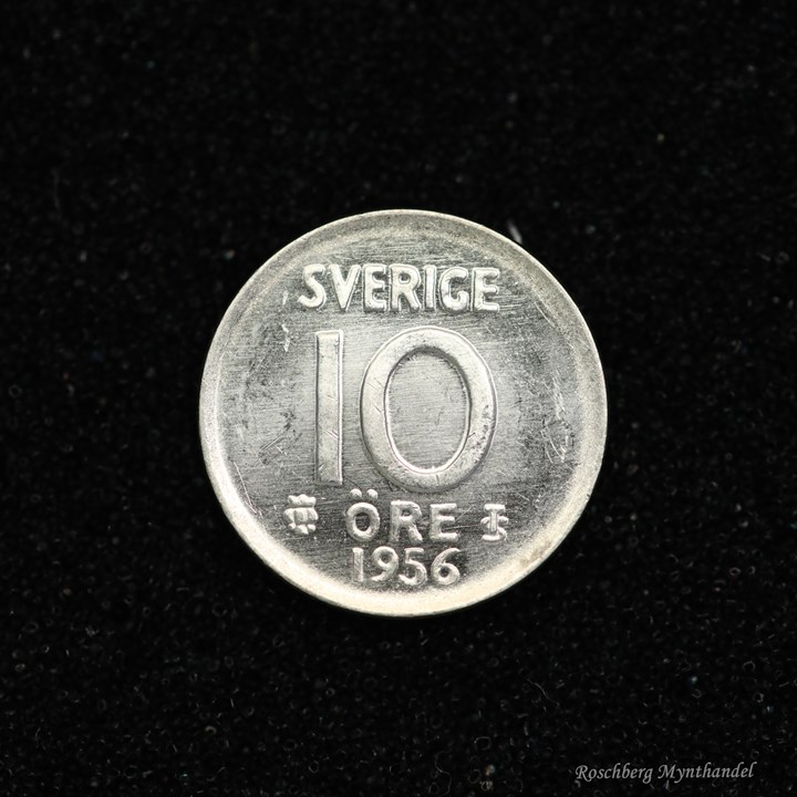 Sverige 10 Öre 1956 Kv 0