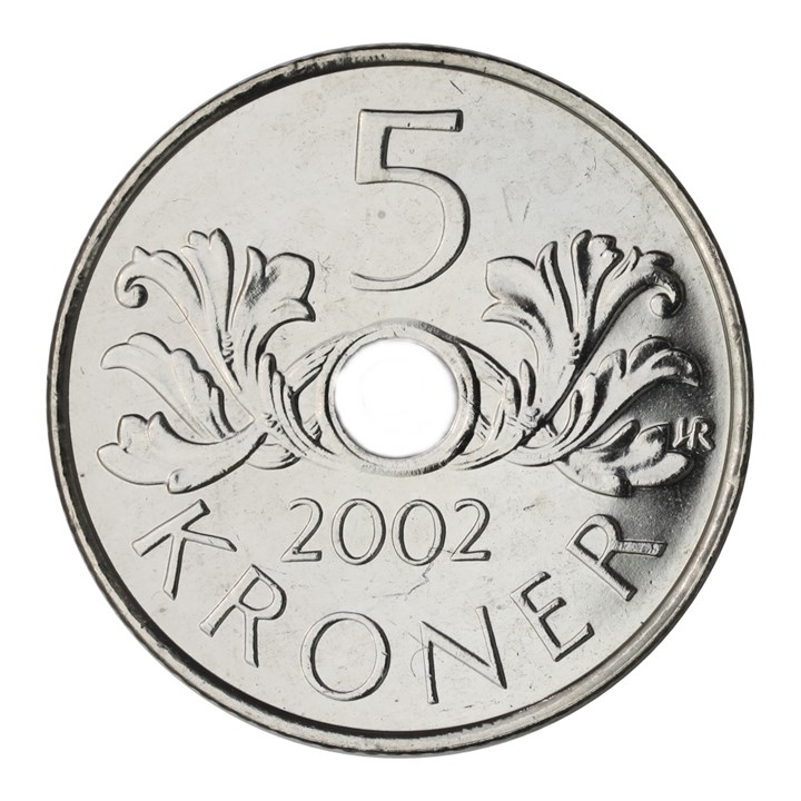 5 Kroner 2002 Kv 0