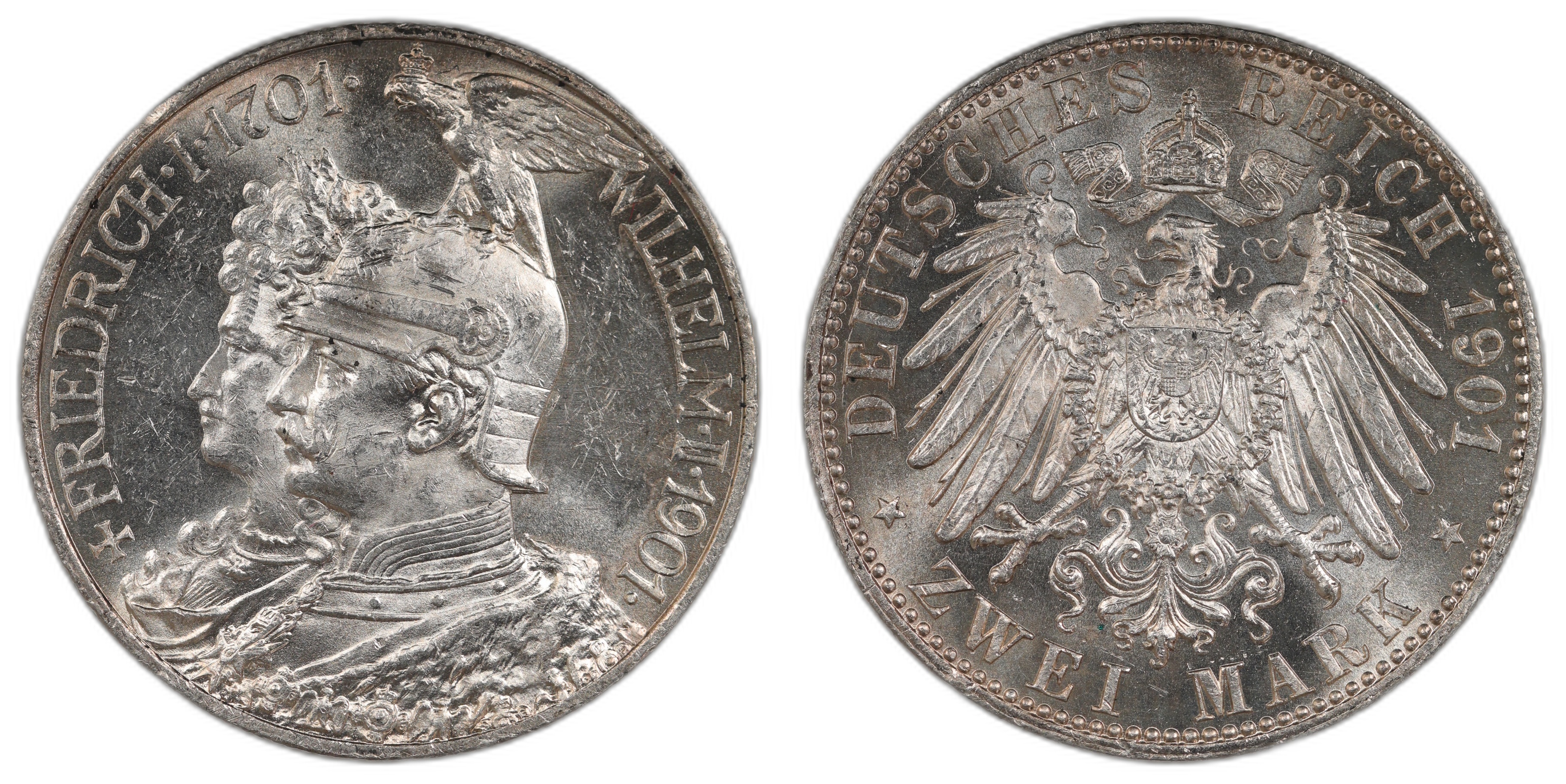 Germany 2 Marks 1901 UNC
