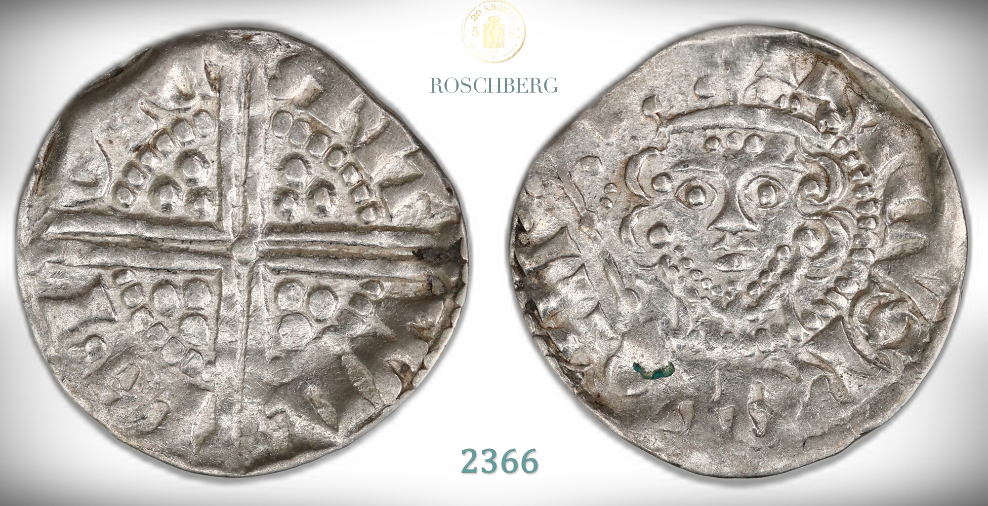 England Penny Henry III Canterbury Kv: 1+ (VF)