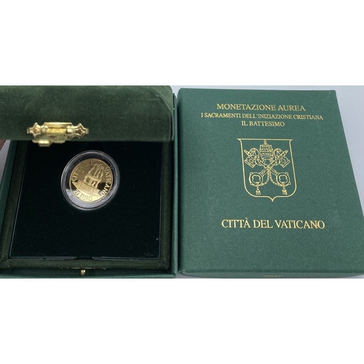 Vatikanstaten 20 Euro 2005 Kv Proof i originalt etui med sertifikat