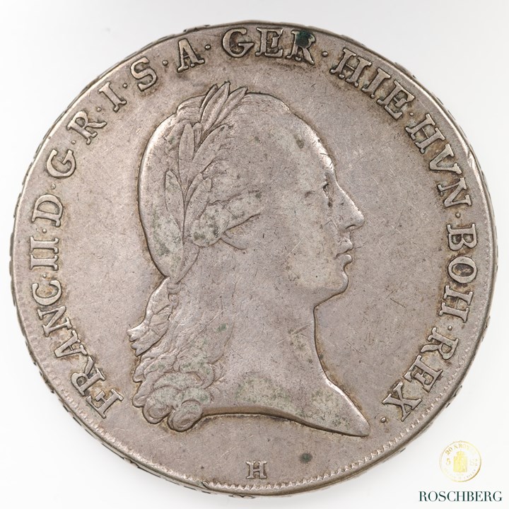 Austrian Netherlands Kronenthaler 1795-H Kv AU