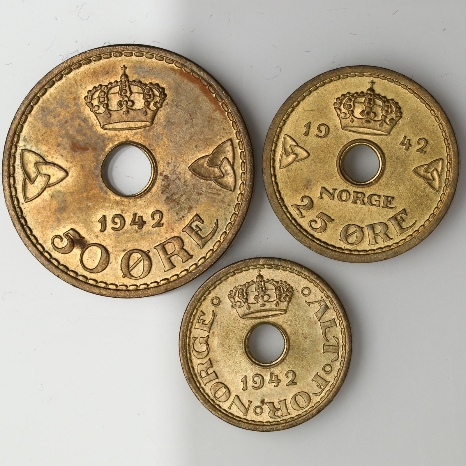 Norge Londonsett 1942  Kv: 01
