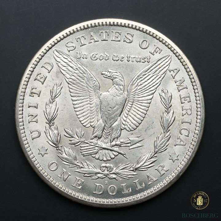 USA Morgan Dollar 1921-S Kv UNC