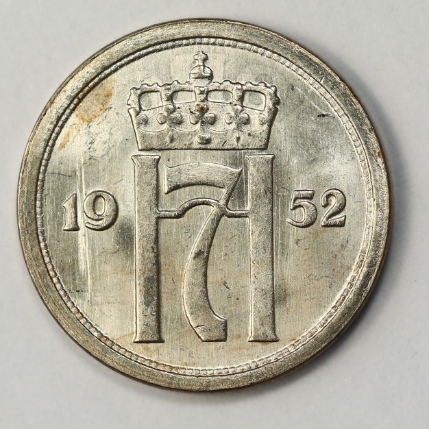 25 Øre 1952 Kv 0