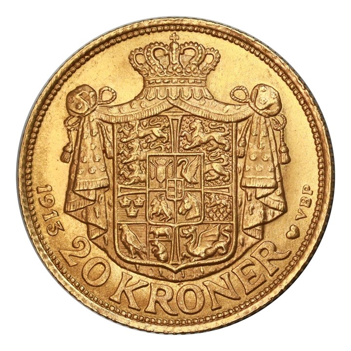 Danmark 20 Kroner 1913 Kv 01
