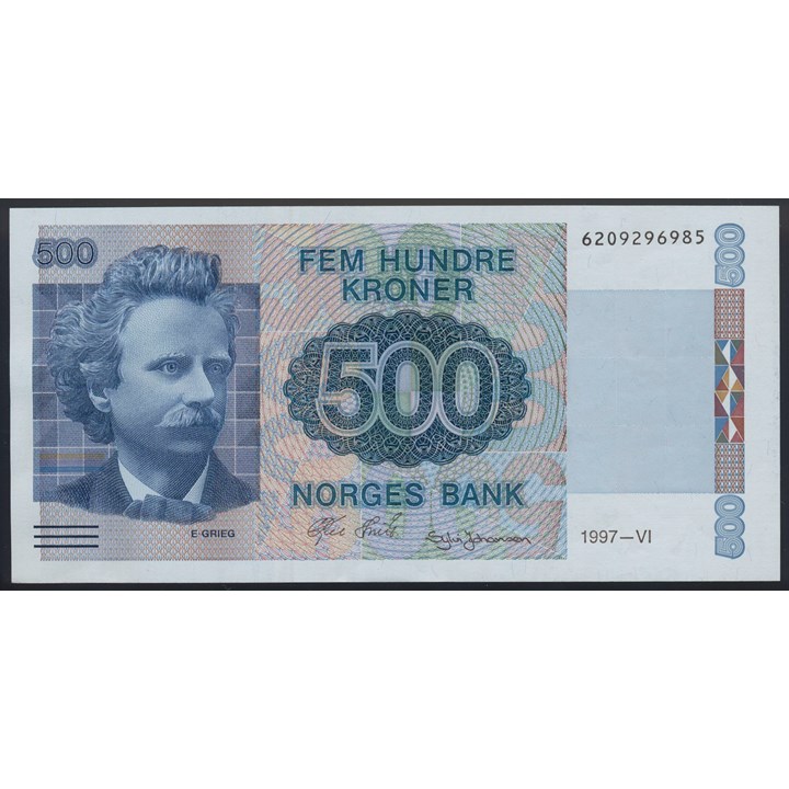 500 Kroner 1997 Kv 0/01