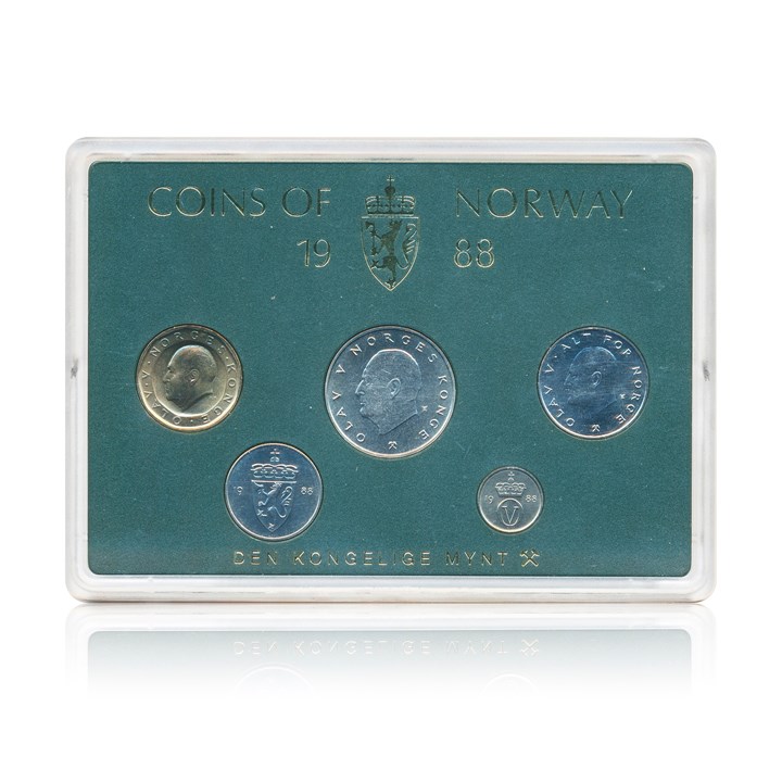 Myntsett 1988 Hardplast