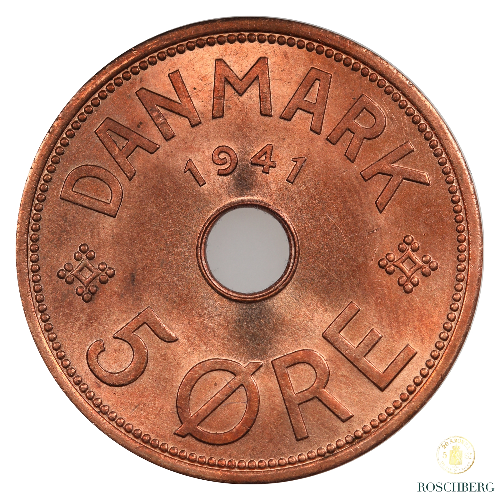 Denmark Faeroe Islands 5 Øre 1941 Kv 0