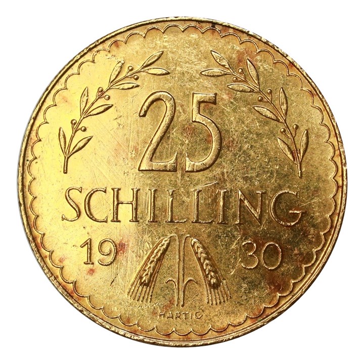 Østerrike 25 Schilling 1930 Kv 01
