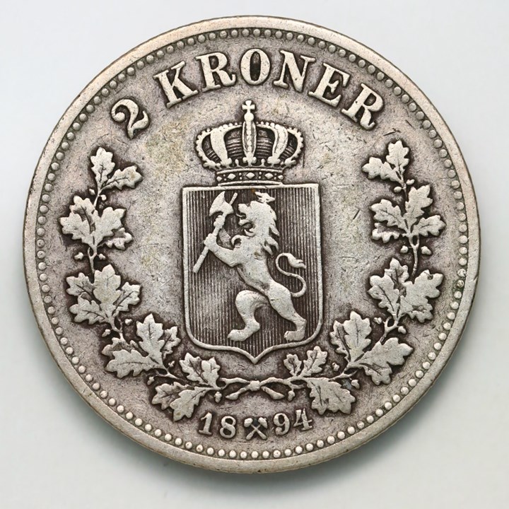 2 Kroner 1894 Kv 1