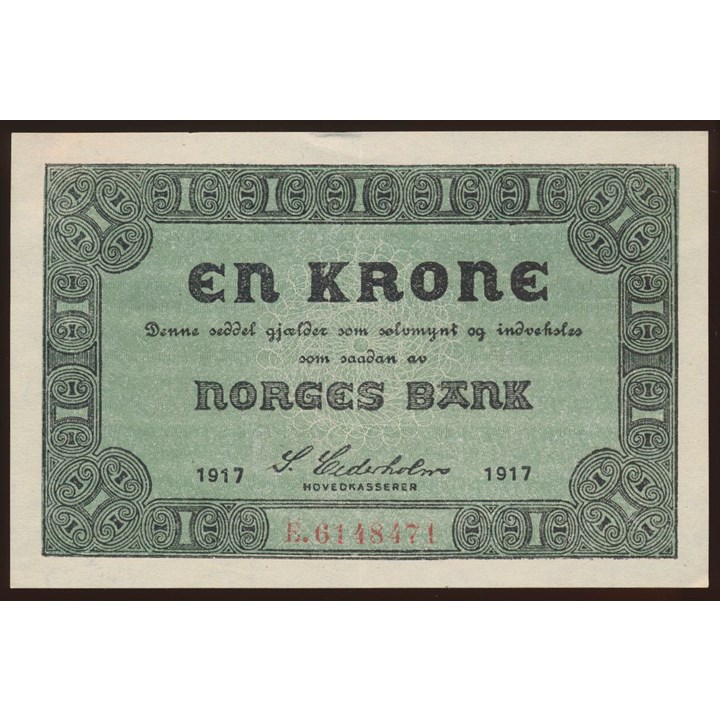 1 Krone 1917 E Kv 01
