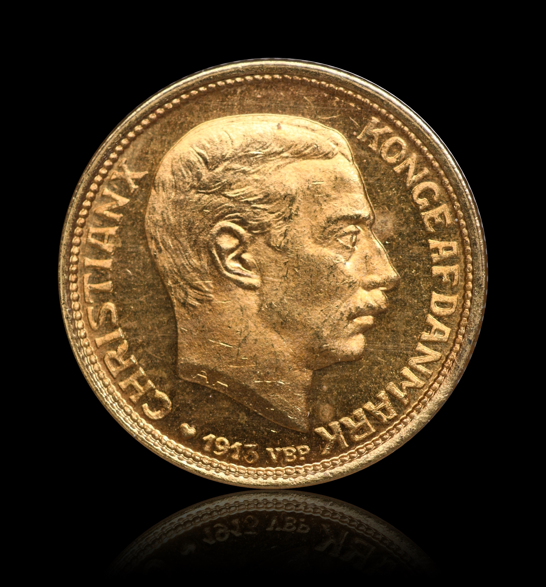 10 Kroner Christian X Gull