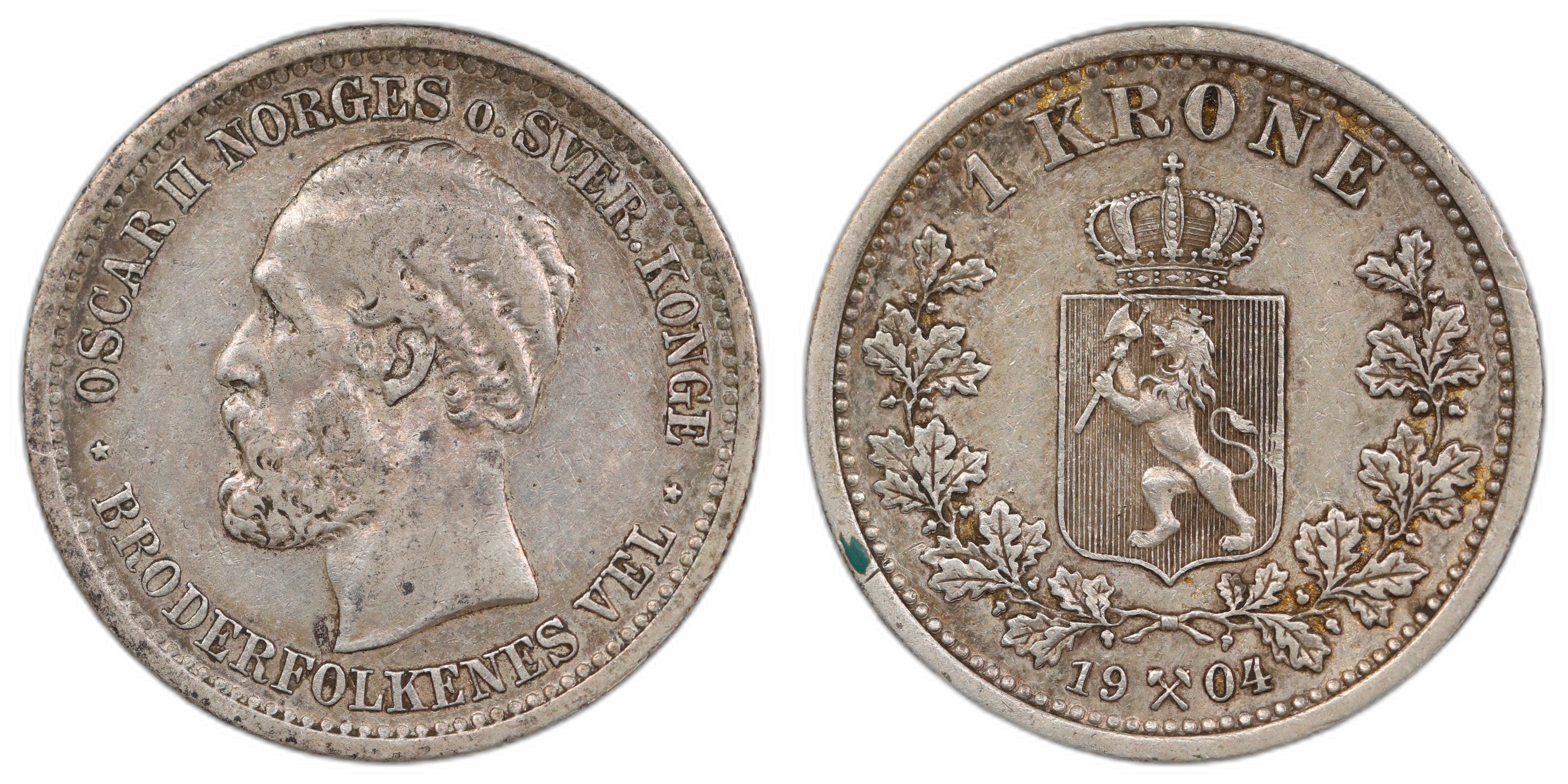 Norge 1 Krone 1904 Kv 1