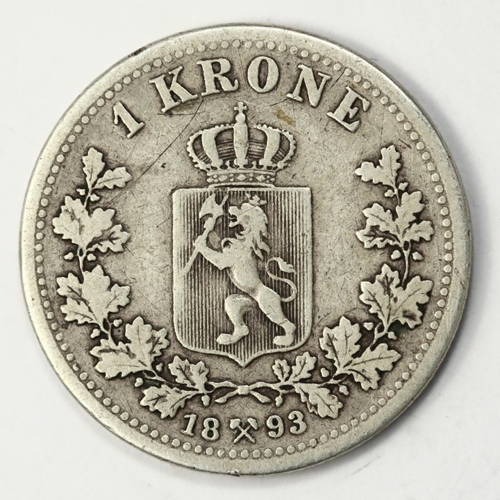 1 Krone 1893 Kv 1