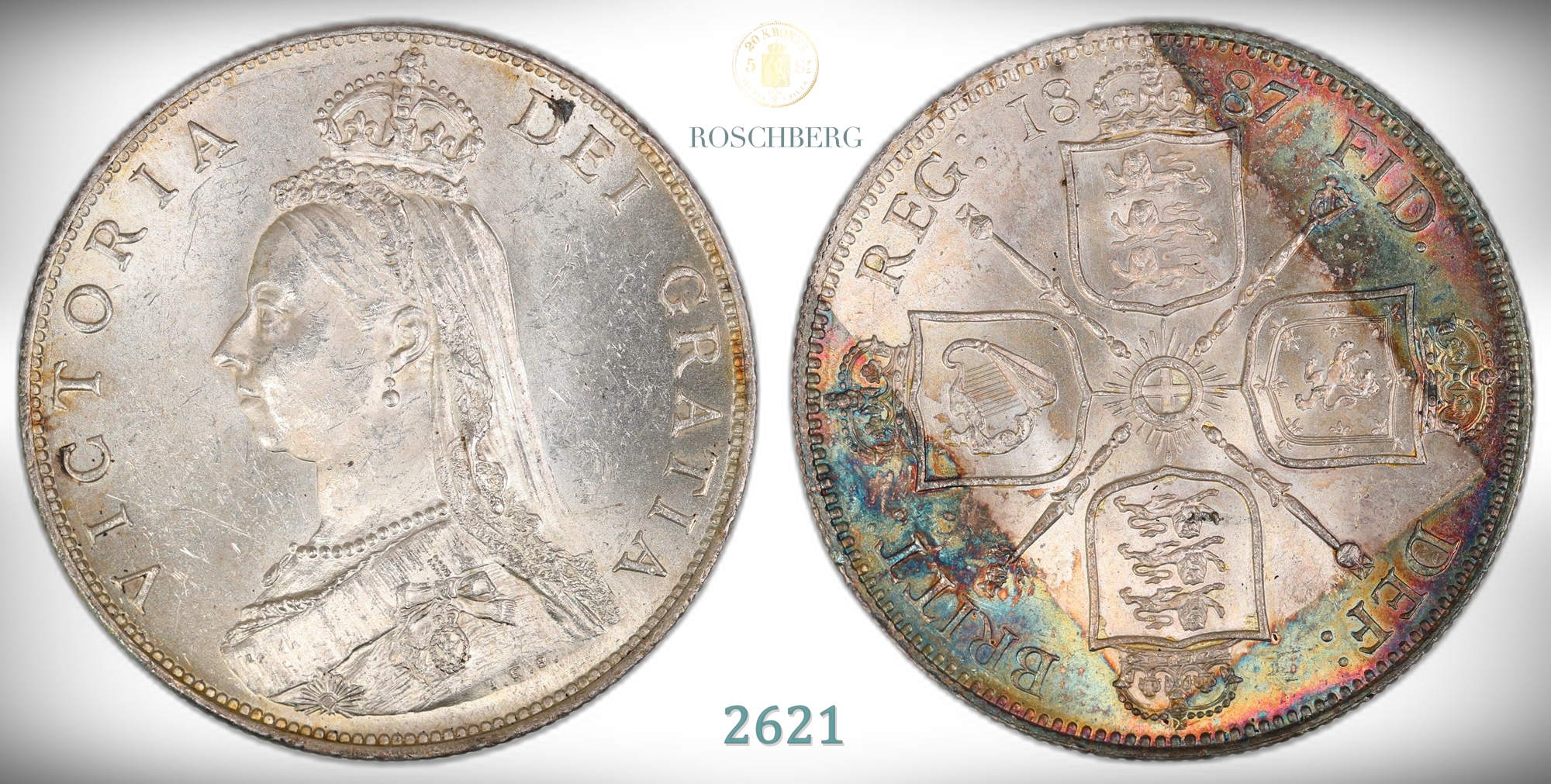 Great Britain Florin 1887  Kv: UNC