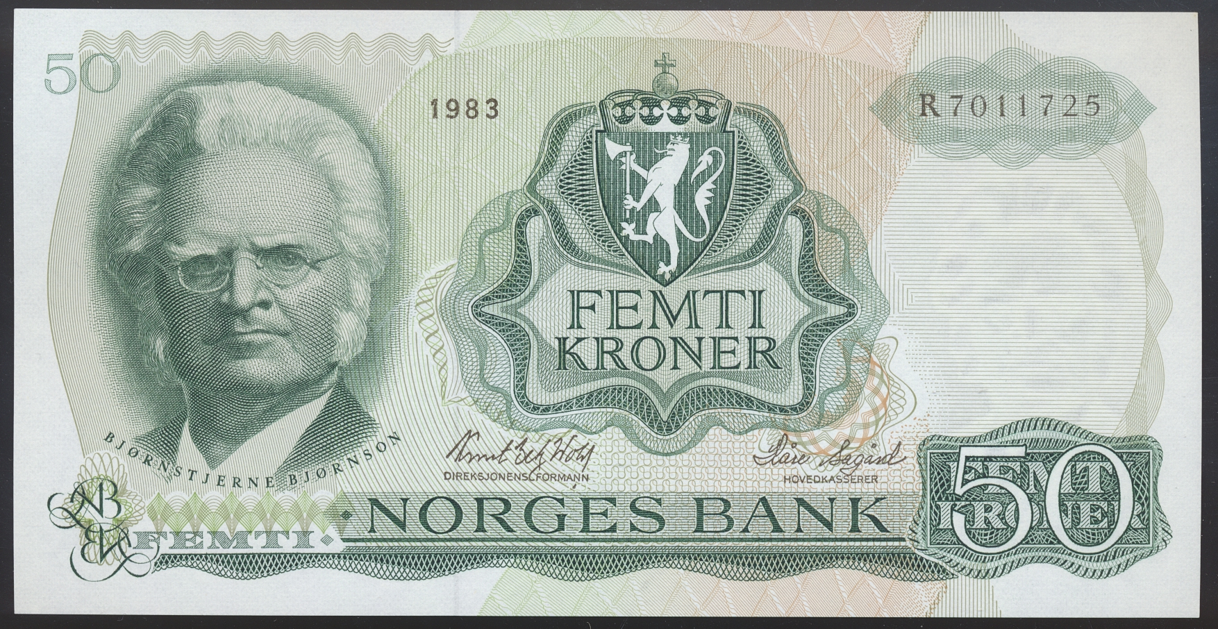 50 Kroner 1983 R Kv 0