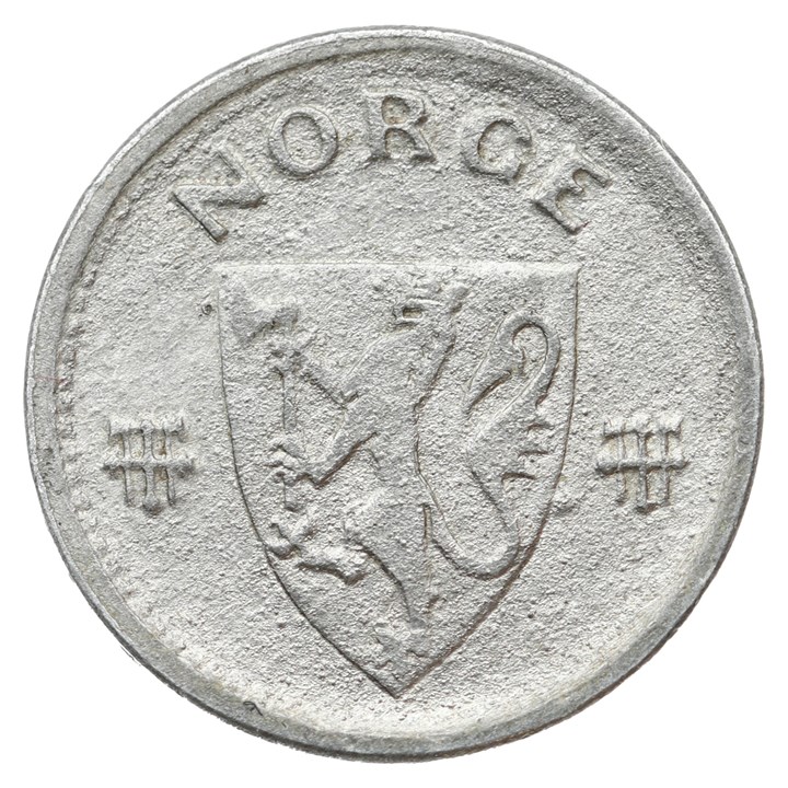 10 Øre 1945 Zink Kv 0 