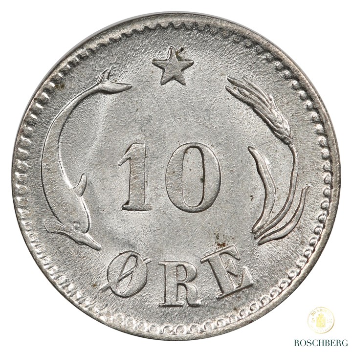 Danmark 10 Øre 1875 Kv 0