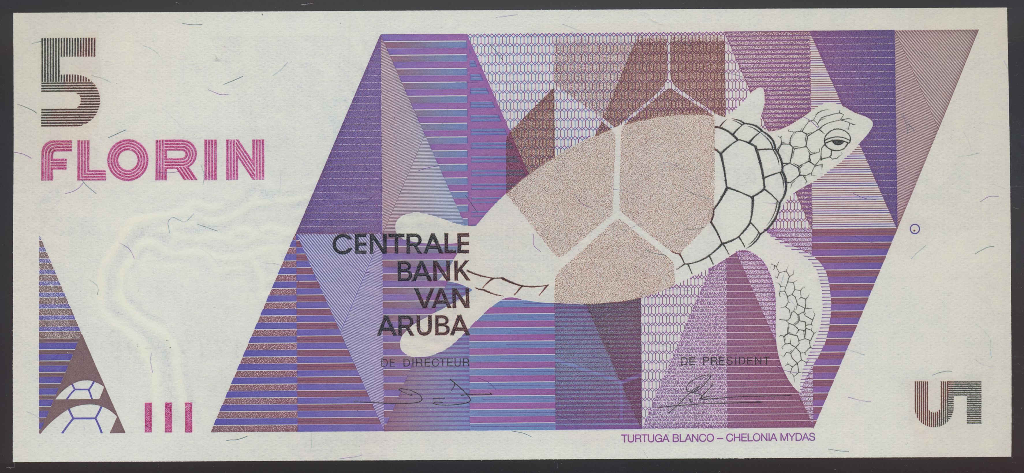 Aruba 5 Florin 1990 UNC
