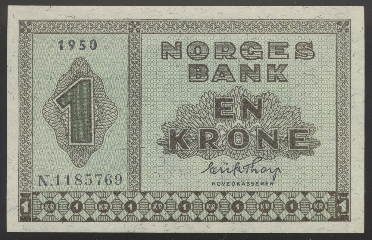 1 Krone 1950 N Kv 0 (UNC)