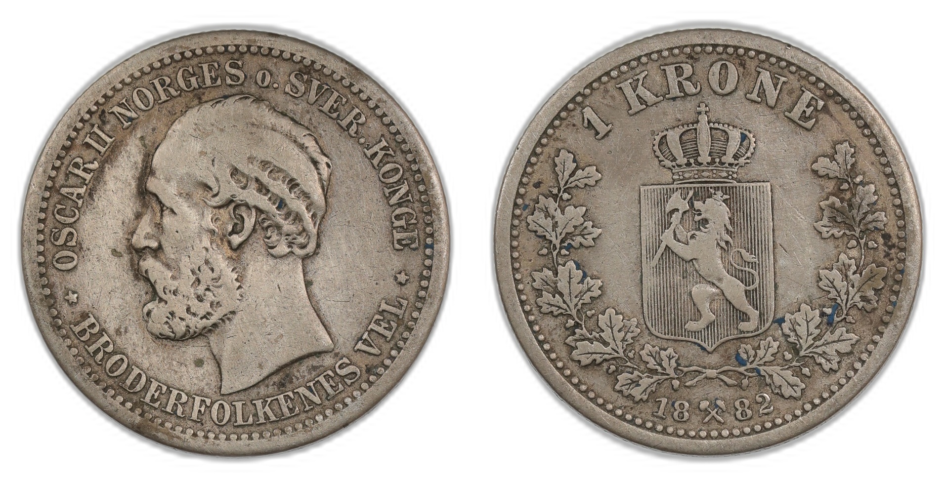 Norge 1 Krone 1882 Kv 1