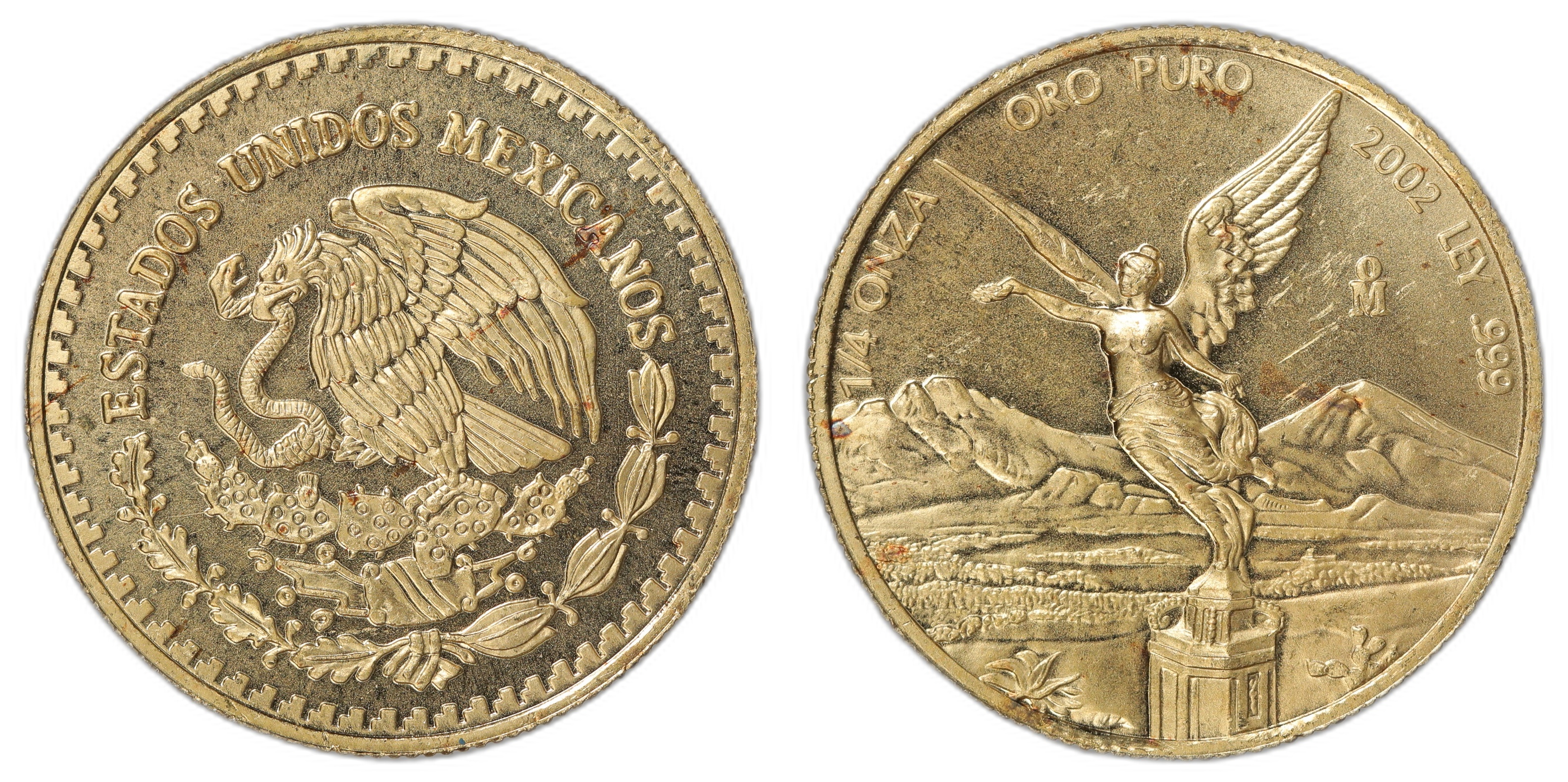 Mexico 1/4 Onza 2002 Kv: UNC