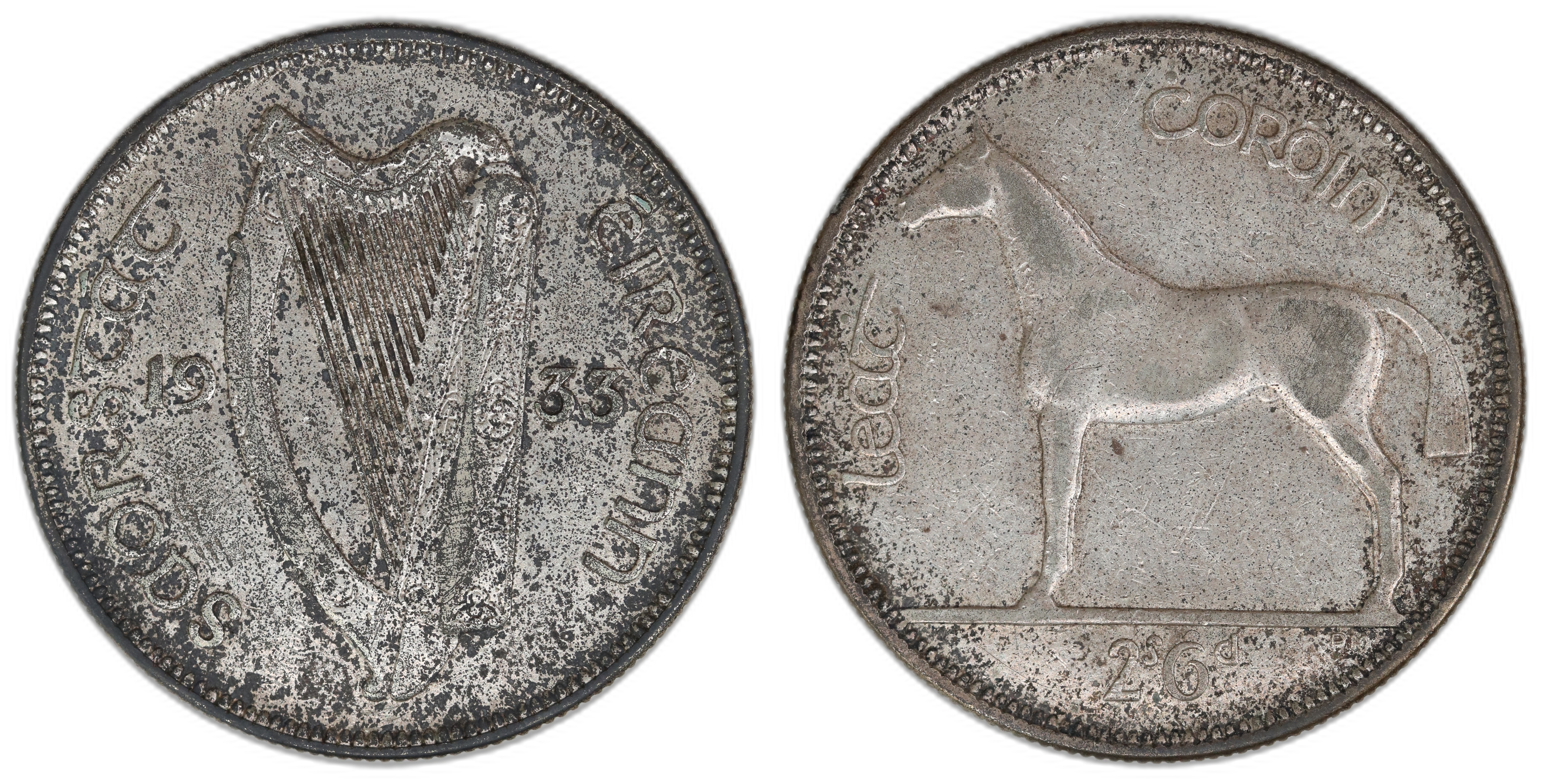 Ireland Halfcrown 1933  Kv: XF