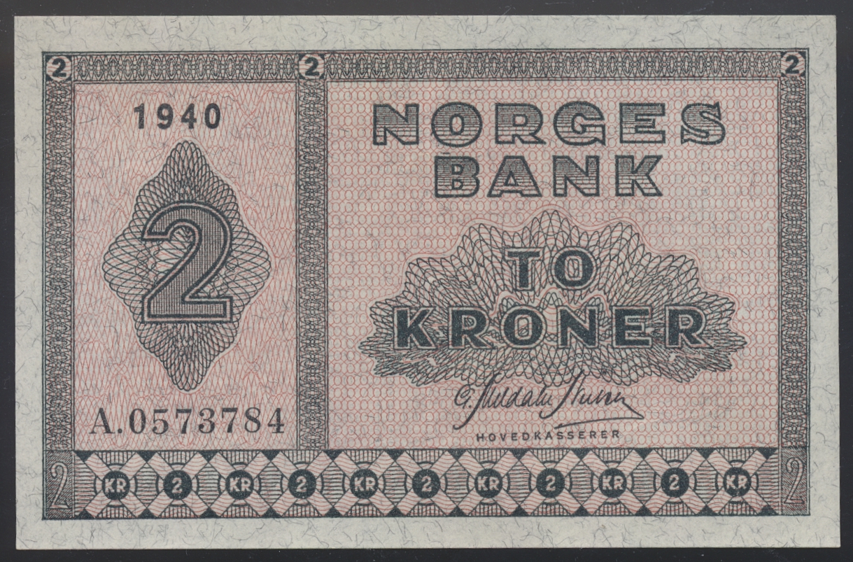 2 Kroner 1940 A Kv 01