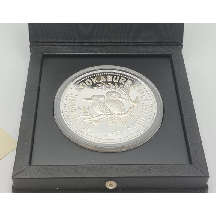 Australia $10 Kookaburra 1993 Proof 10 oz 9999