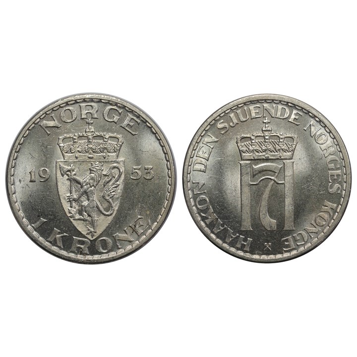 1 Krone 1953 Kv 0