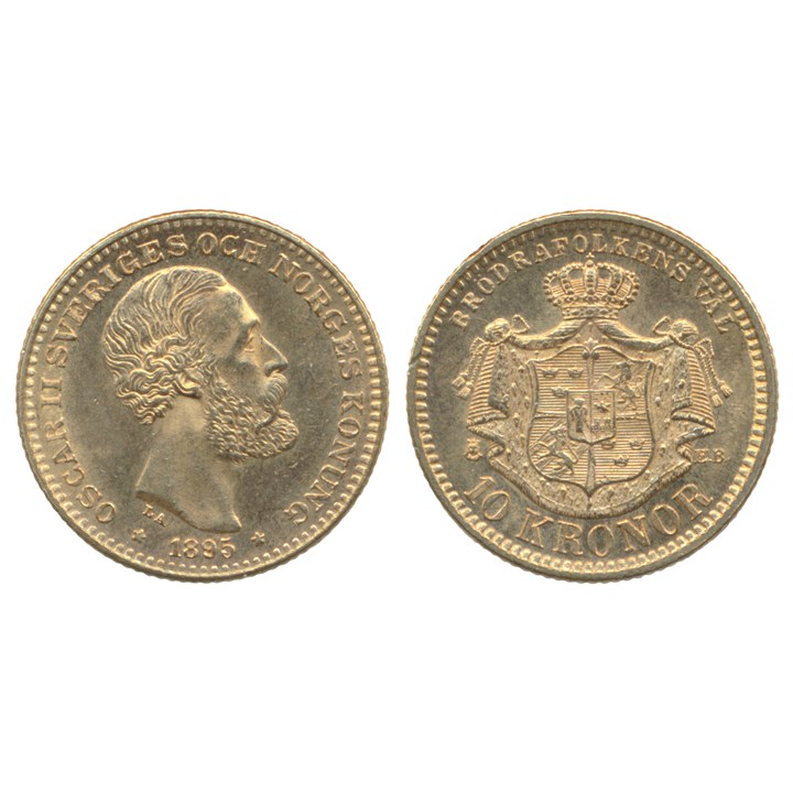 Sverige 10 Kronor 1895 Kv g01