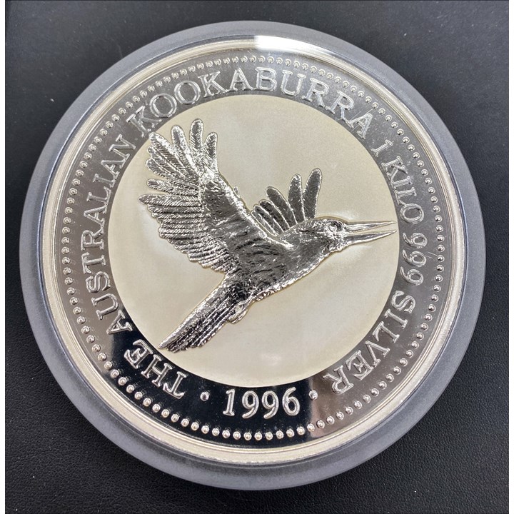 Australia Kookaburra 1996 1 Kilo 999 Sølv UNC