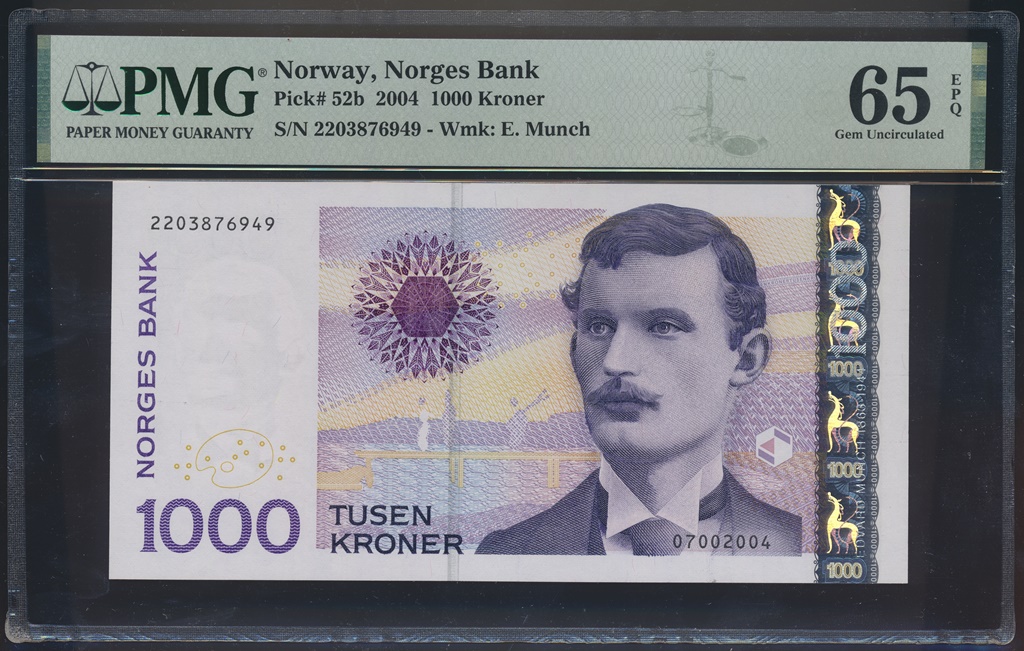 1000 Kroner 2004 PMG 65 EPQ