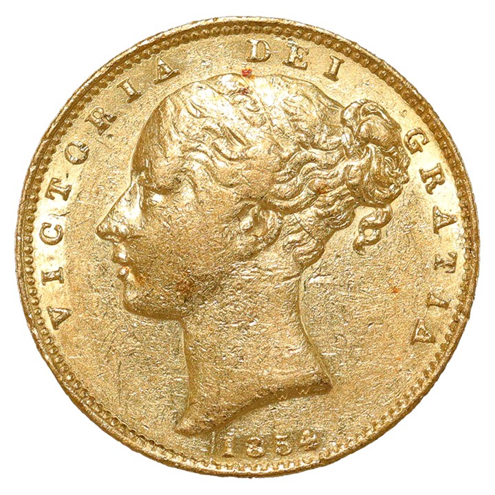 GB 1 Sovereign 1854 AU