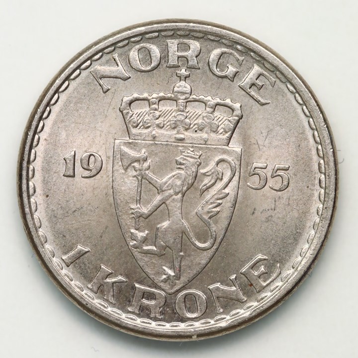 1 Krone 1955 Kv 0