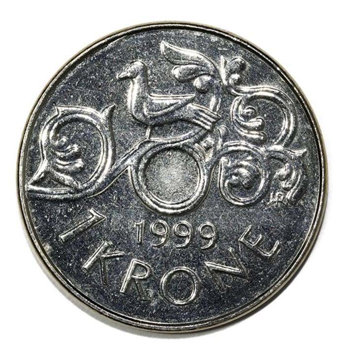 1 Krone 1999 Uten Hull