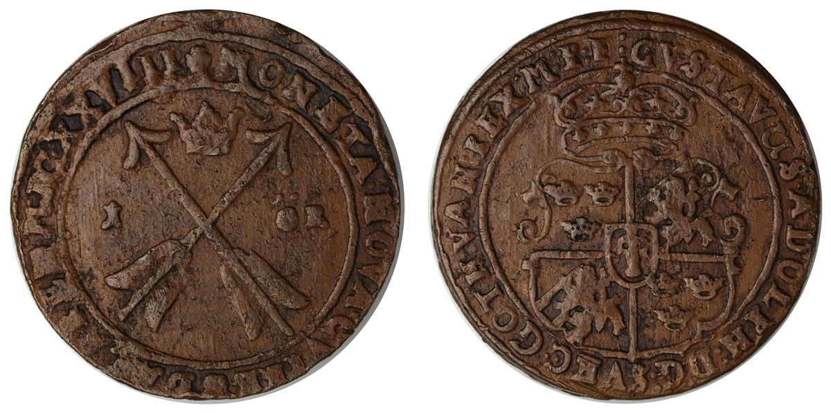Sweden 1 Ör 1628  Kv: 1 (VF)