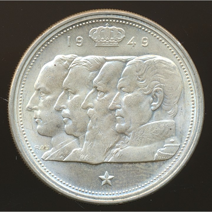 Belgia 100 Francs 1949 Dutch Legend UNC