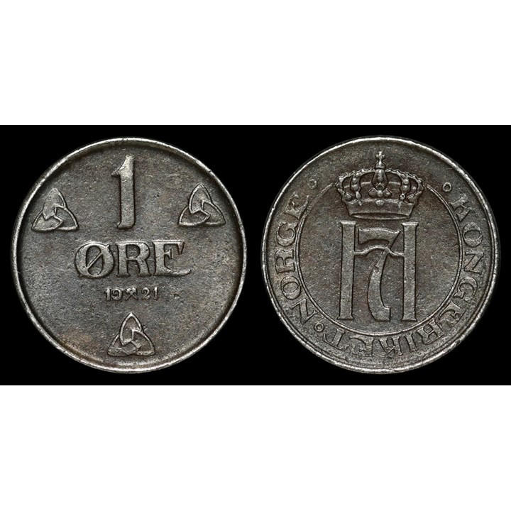 1 Øre 1921 Jern Kv 01