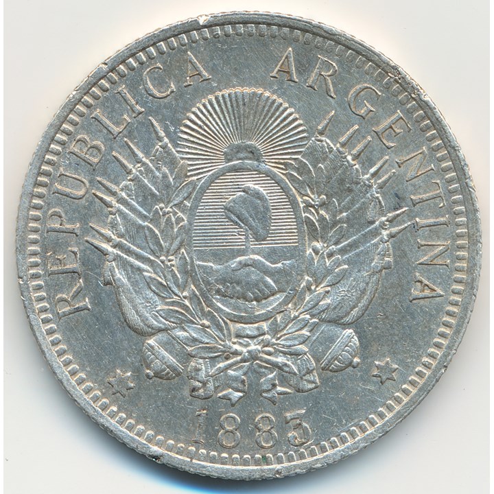 Argentina 50 Centvaos 1883 Kv 0/01